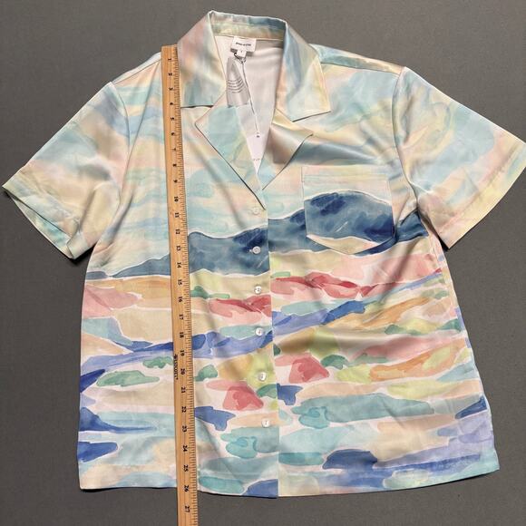 SONG OF STYLE Elsie‎ Top in Blue Landscape Ab Size Small - Picture 11 of 13